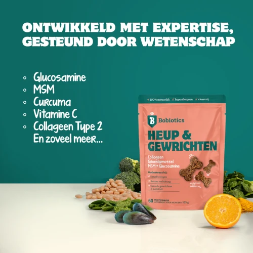 Bobiotics Heup & Gewrichten(vleesvrij) 60 snoepjes