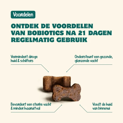 Bobiotics Huid & Vacht (vleesvrij) 60 snoepjes