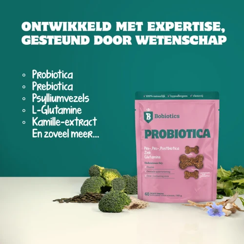 Bobiotics Probiotica Maag & Darm (vleesvrij) 60 snoepjes