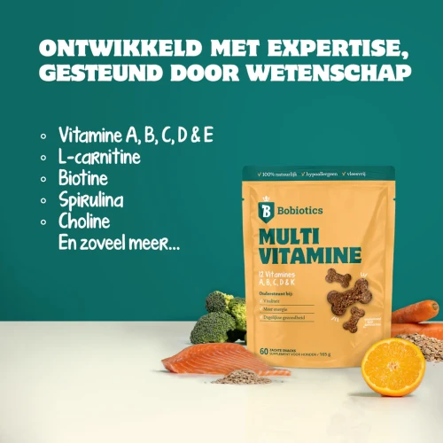 Bobiotics Multivitamine (vleesvrij) 60 snoepjes
