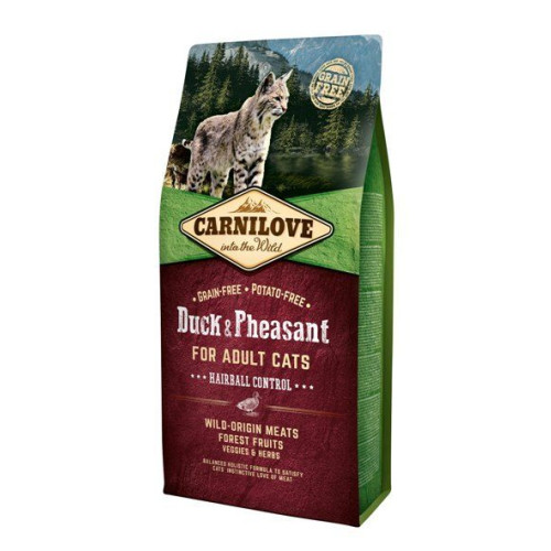 Carnilove Cat Grain Free Duck & Pheasant Adult Hairball
