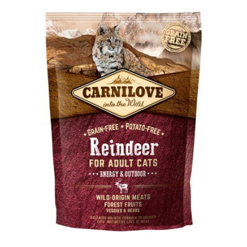 Carnilove Cat Grain Free Reindeer Adult Energy & Outdoor