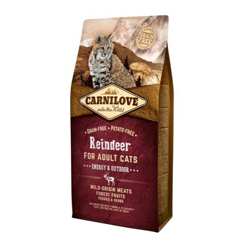 Carnilove Cat Grain Free Reindeer Adult Energy & Outdoor