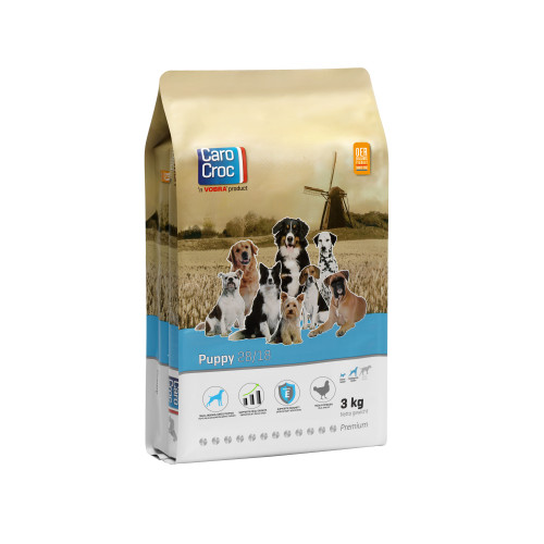 CaroCroc Puppy Small/Medium Hondenbrokken