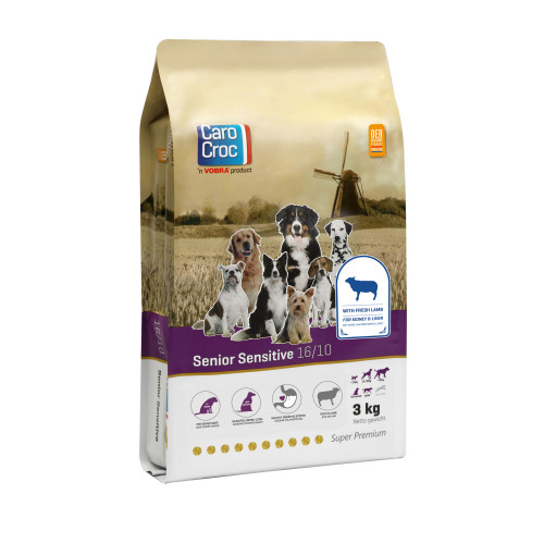 CaroCroc Senior Sensitive Hondenbrokken