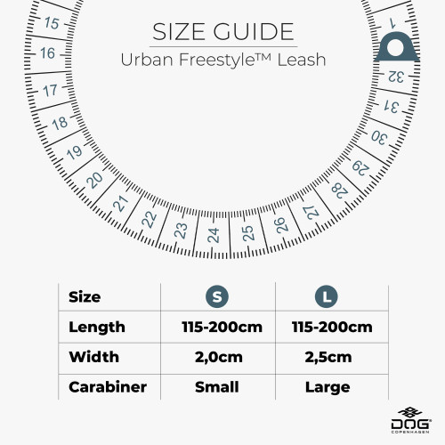 Dog Copenhagen Urban Freestyle Leash Wild Rose 3.0