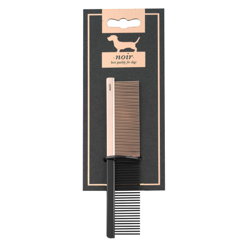 Noir metalen kam (fijn) light up 13,2x2,1CM