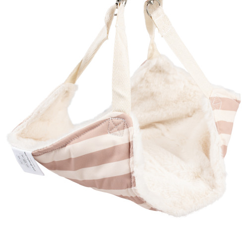 Duvo Striped pluche hangmat