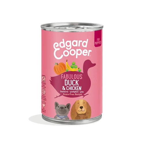 Edgard & Cooper Hondenvoer Blik 400 gram Puppy