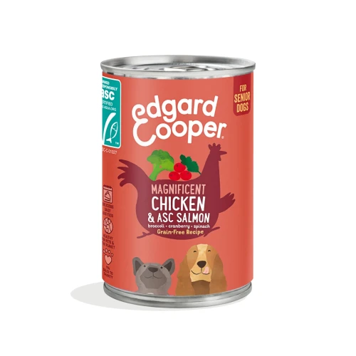 Edgard Cooper Hondenvoer Blik 400 gram Senior