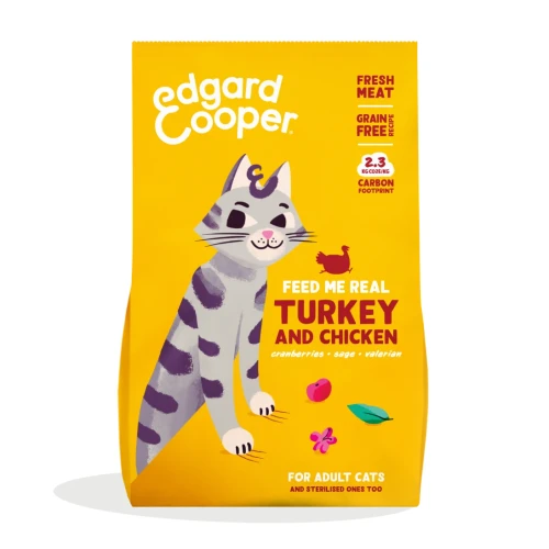 Edgard & Cooper Adult Turkey & Chicken Kattenbrokjes