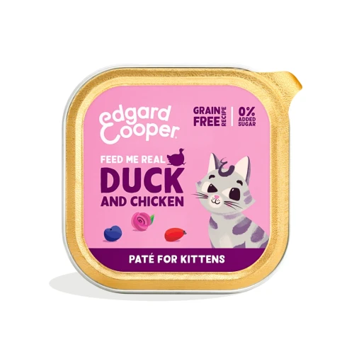 Edgard & Cooper Kattenvoeding Kuipje Kitten 85 gram pate