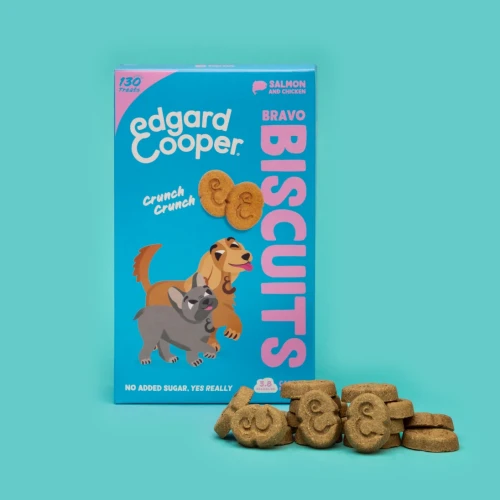 Edgard Cooper Bravo Biscuits Zalm & Kip Hondenkoekjes 400 gr