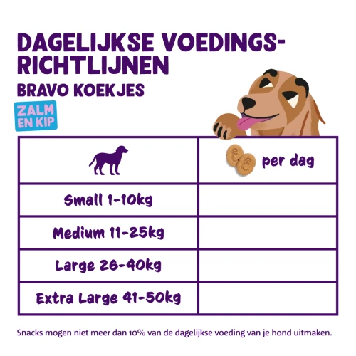 Edgard Cooper Bravo Biscuits Zalm & Kip Hondenkoekjes 400 gr
