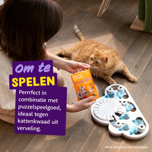 Edgard Cooper Crunchies Kattensnacks Graanvrij 50 gram