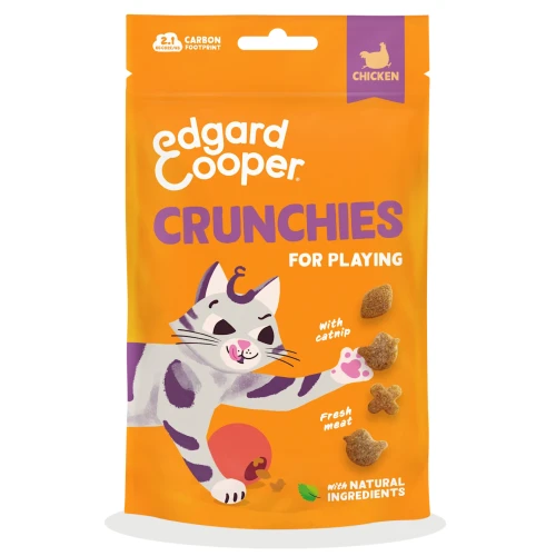 Edgard Cooper Crunchies Kattensnacks Graanvrij 50 gram