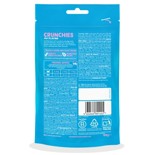 Edgard Cooper Crunchies Kattensnacks Graanvrij 50 gram