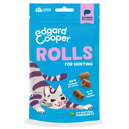 Edgard Cooper Rolls Kattensnacks Graanvrij 45 gram