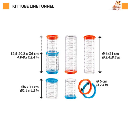 Ferplast Kit Tube Line Tunnel