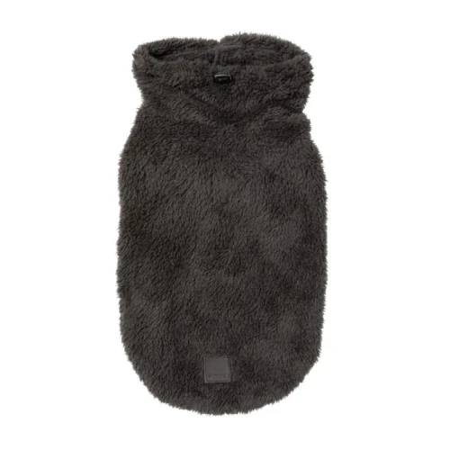 Fuzzyard Hondenjas Sweater Turtle Teddy Carbon Black