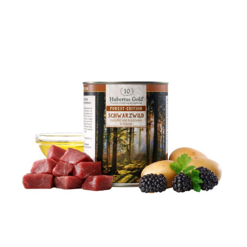 Hubertus Gold Seizoensmenu Forest Edition ‘Schwarzwild’ (wild zwijn) 800 gram