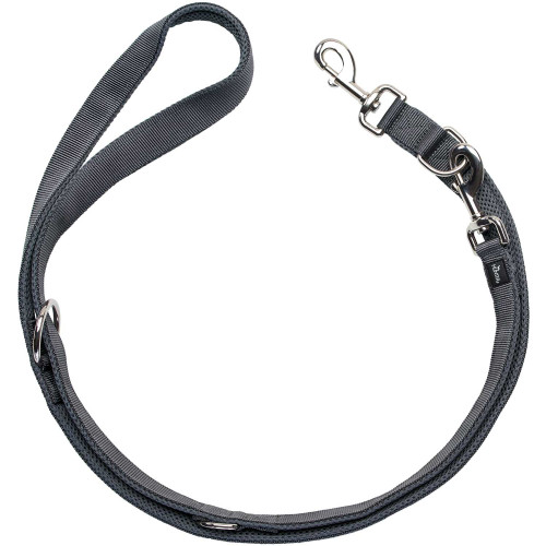Hunter Nylon hondenriem Divo Grijs