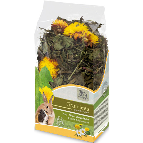 JR Farm Grainless Plus kamille & paardenbloem 100 gram