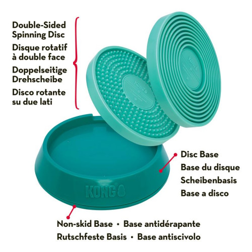 Kong Licks Spinz Large groen likmat