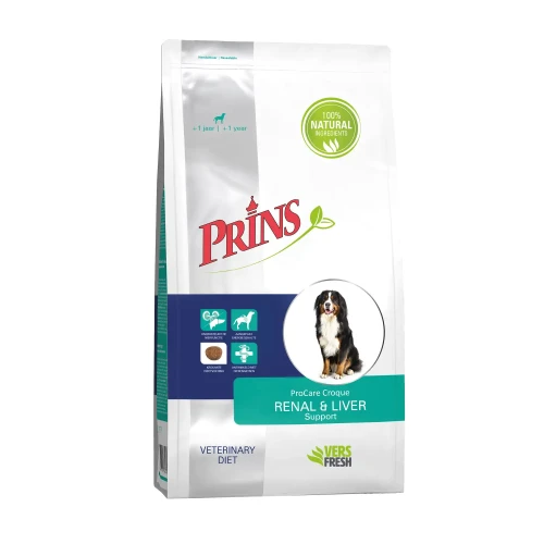Prins Veterinary Diet Croque Renal & Liver Support Hondenbrokken