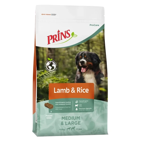 Prins ProCare Lamb & Rice Geperste Hondenbrokken