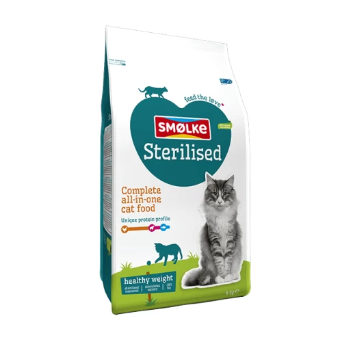 Smolke sterilised cat