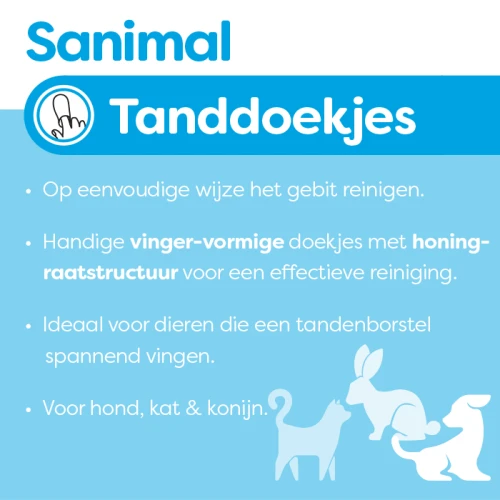sanimal Tanddoekjes 50pcs