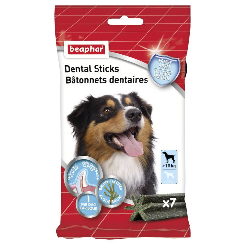 Beaphar Dental sticks middel/grote hond (vanaf 10 kg)