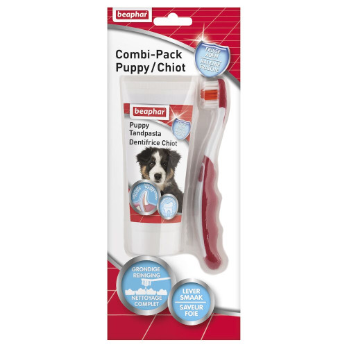 Beaphar Tandpasta & Borstel Combi-Pack Puppy
