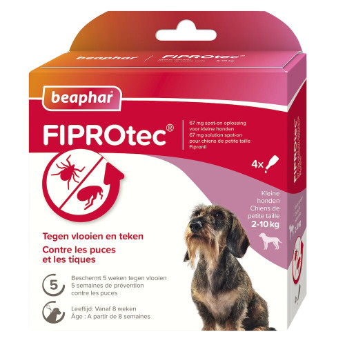 Beaphar Fiprotec Spot-On Hond 3 + 1 gratis pipet