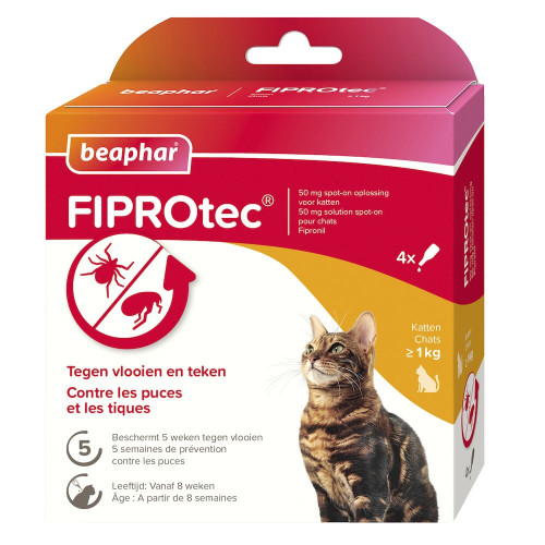 Beaphar Fiprotec Spot-On kat 3 + 1 pipet gratis