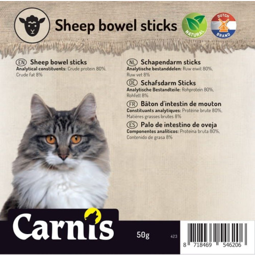Carnis Schapendarmsticks 50 gram kattensnack
