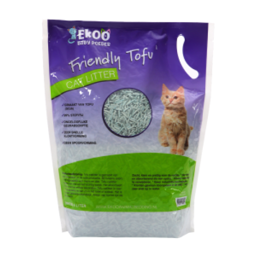 Ekoo Friendly Tofu Cat Litter 24 liter (2 x 12 liter)
