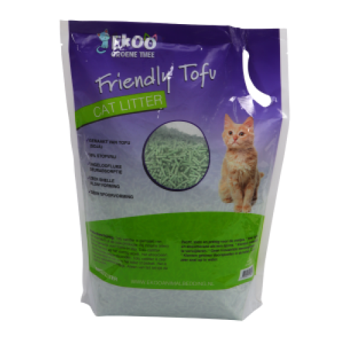 Ekoo Friendly Tofu Cat Litter 24 liter (2 x 12 liter)
