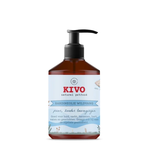 Kivo Sardineolie Wildvang Puur 500 ml