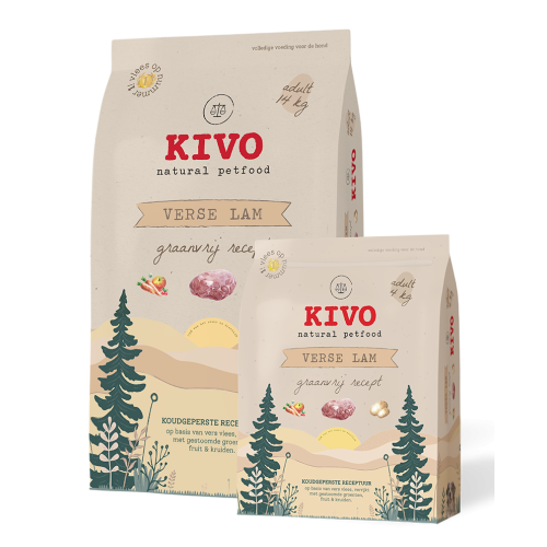 Kivo Verse Zalm Adult Graanvrij Geperste Hondenbrokken