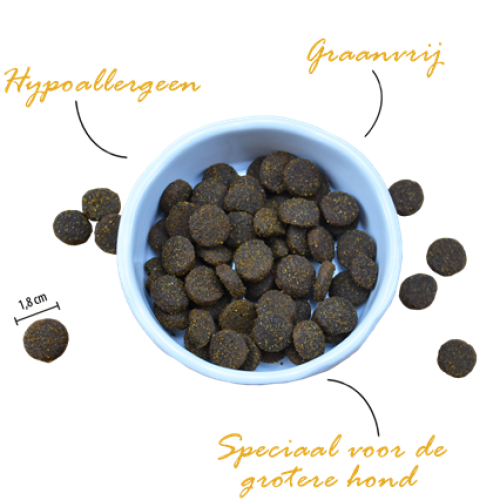 Riverwood Adult XL Eend & Kalkoen met Fazant hondenbrokken