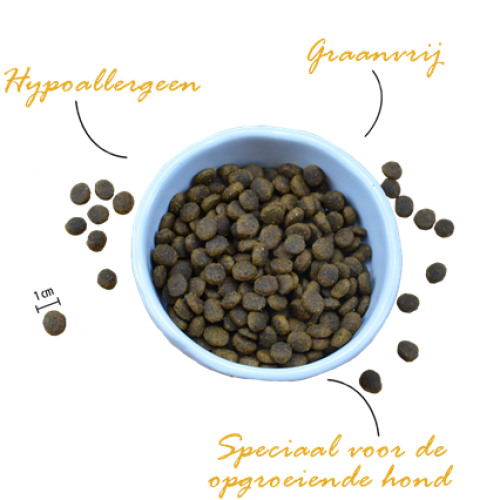 Riverwood Puppy Kalkoen & Eend met Fazant Hondenbrokken