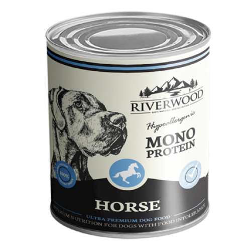 Riverwood natvoer hond Paard mono proteïne 400 gram