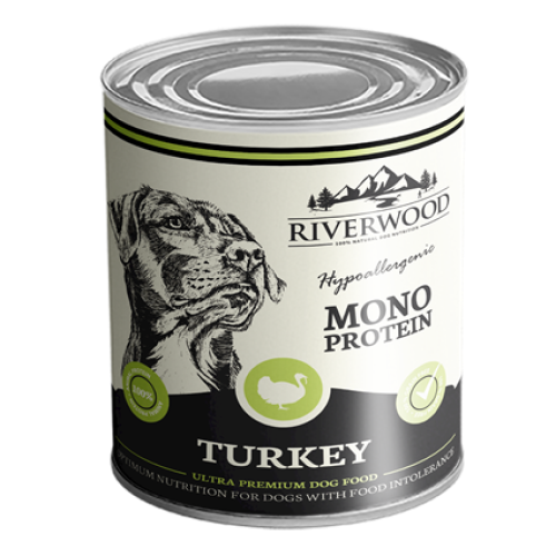 Riverwood natvoer hond Kalkoen mono proteïne 400 gram