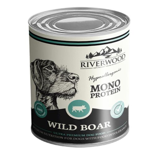 Riverwood natvoer hond Wild Zwijn mono proteïne 400 gram