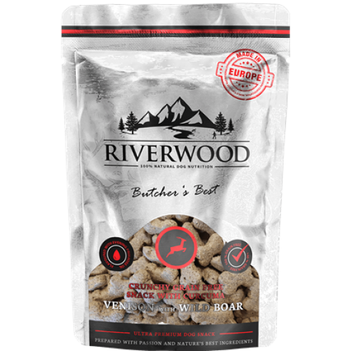 Riverwood Crunchy Graanvrije Hondensnack 200 gram
