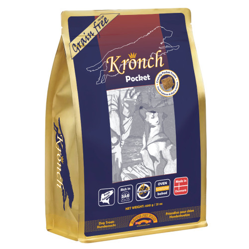 Henne Kronch Zalmsnacks 100% pocket 600 gram