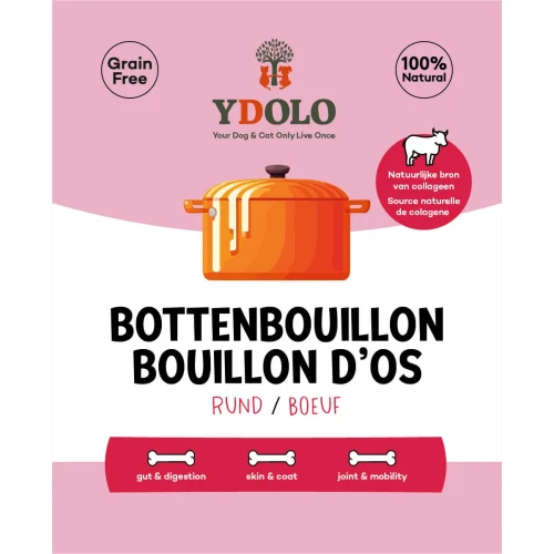 Ydolo bottenbouillon Bio Rund 230 ml
