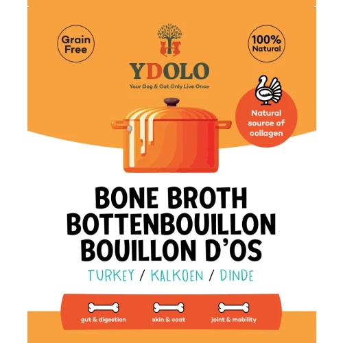 Ydolo bottenbouillon Kalkoen 230 ml